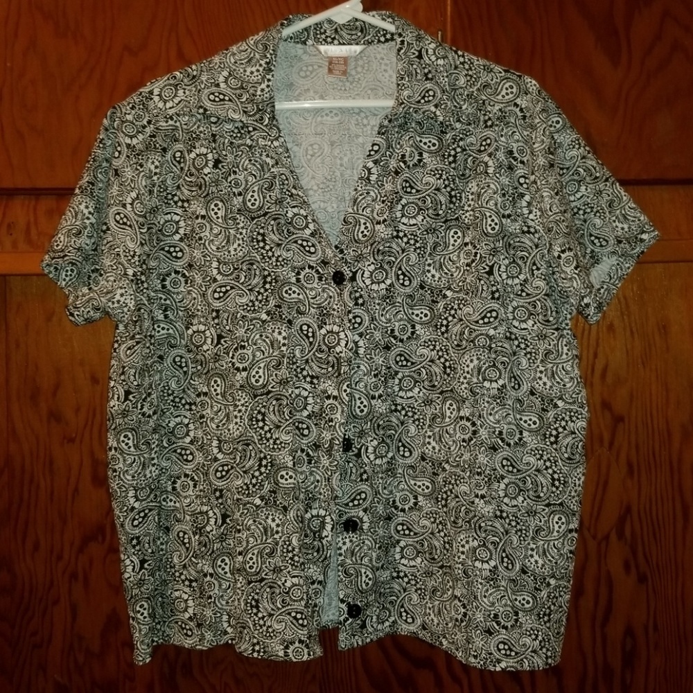 Ladies White Stag XL 16-18 black and white